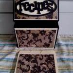 Recipe Box - Black Lace
